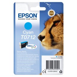 Oryginalny Wkład Atramentowy Epson Cartucho T0712 cian Turkusowy