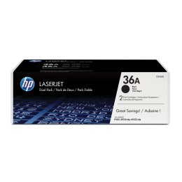 Toner Oryginalny HP CB436AD Czarny