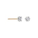 Gold earrings KZD6676 - Diamond