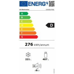 Amerykańska lodówka LG GSXE81PYBD Stal