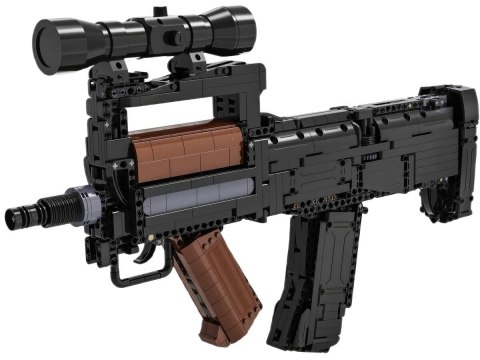 Klocki konstrukcyjne 1504 el. Karabin Groza Rifle dla dzieci 14+