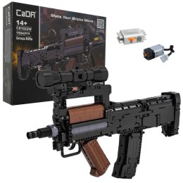 Klocki konstrukcyjne 1504 el. Karabin Groza Rifle dla dzieci 14+