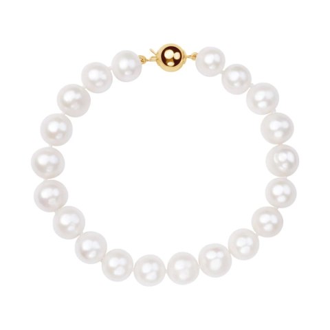 Złota bransoleta BZN6319 - Naturalne Perły hodowane słodkowodne