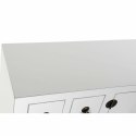 Konsola DKD Home Decor Biały Srebro Jodła Drewno MDF (95 x 24 x 79 cm)