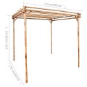 Pergola bambusowa, 170x170x220 cm