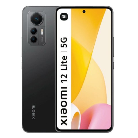 Smartfony Xiaomi 12 Lite 5G 6,55" 5G 3840 x 2160 px 6,55" Snapdragon 778G 8 GB RAM 128 GB Czarny 128 GB