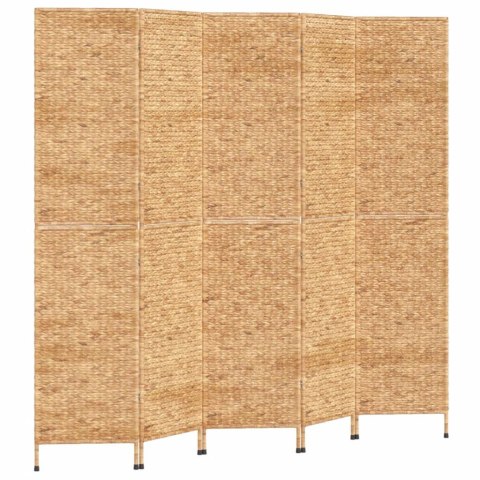Parawan pokojowy, 5-panelowy, 205x180 cm, hiacynt wodny Parawan pokojowy, 5-panelowy, 205x180 cm, hiacynt wodny