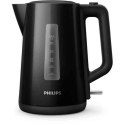 Czajnik Philips Series 3000 2200W Czarny Plastikowy 2200 W 1,7 L (1 Sztuk) (1,7 L)