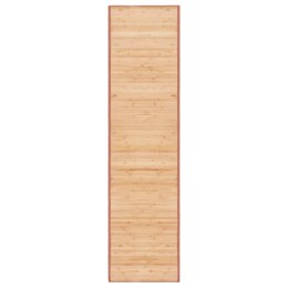 Mata bambusowa na podłogę, 80 x 300 cm, brązowa