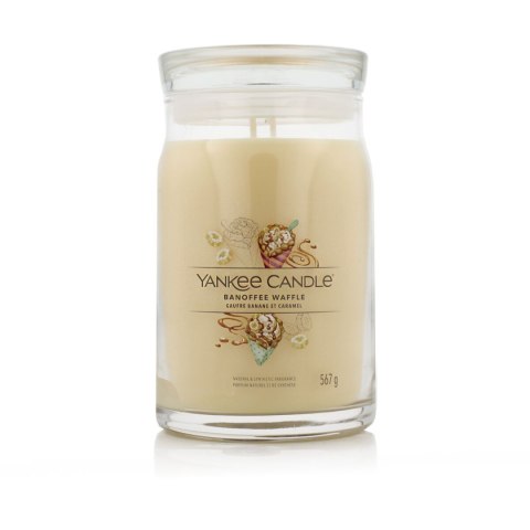 Świeczka Zapachowa Yankee Candle Signature Large Jar Banoffee Waffle 567 g