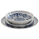 Naczynia Home ESPRIT Niebieski Biały Porcelana Arabia 27 x 27 x 2 cm 18 Części