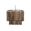 Lampa Sufitowa Home ESPRIT Brązowy Złoty Drewno Metal Drewno mango 50 W 60 x 60 x 48 cm