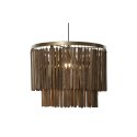 Lampa Sufitowa Home ESPRIT Brązowy Złoty Drewno Metal Drewno mango 50 W 60 x 60 x 48 cm