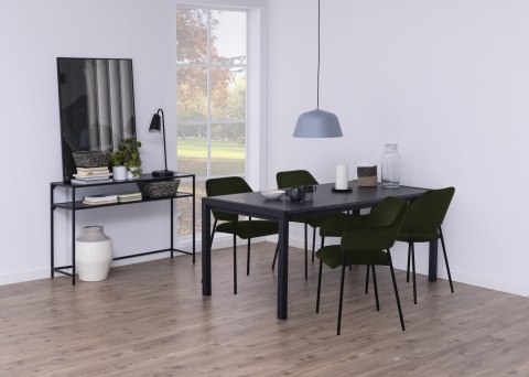 Krzesło Lima welurowe z podłokietnikami