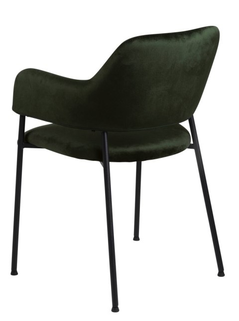 Krzesło Lima welurowe z podłokietnikami