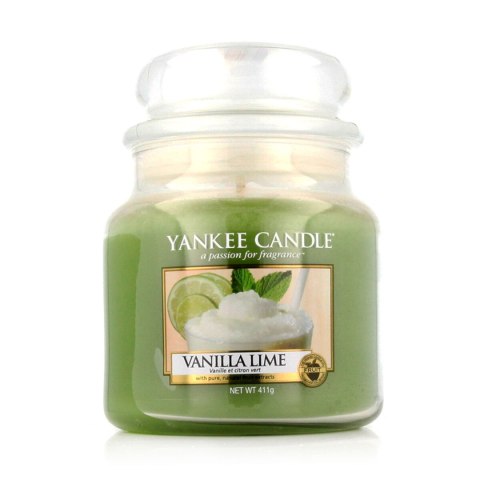 Świeczka Zapachowa Yankee Candle Classic Medium Jar Candles Limonka Wanilia 411 g