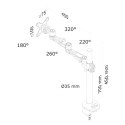 Uchwyt Stołowy do Monitora Neomounts FPMA-D935G 10" 30"