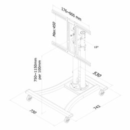 Uchwyt na TV Neomounts PLASMA-M1200 27