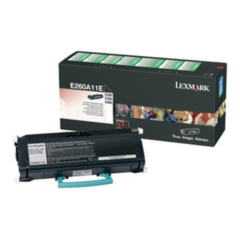 Toner Lexmark E260A11E Czarny