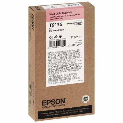 Oryginalny Wkład Atramentowy Epson C13T91360N