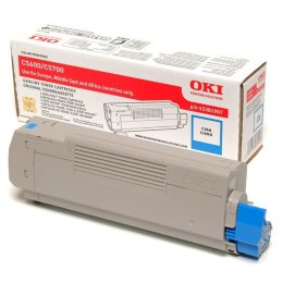 Toner Oryginalny OKI 43381907 Turkusowy