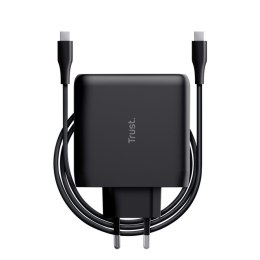 Ładowarka ścienna + kabel-USB-C Trust 24818 Czarny