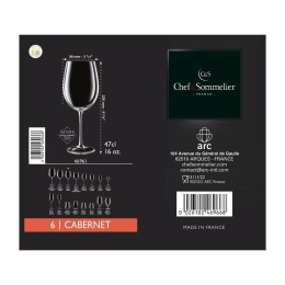 Kieliszek do koktajli Chef&Sommelier Cabernet Przezroczysty Szkło 6 Sztuk (30 cl)