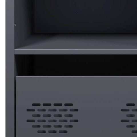 Szafka, antracytowa, 68x39x103,5 cm, stal