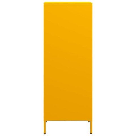 Szafka, musztardowa, 35x39x103,5 cm, stal