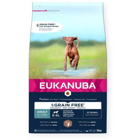 Karma Eukanuba Venison Wołowina 3 Kg