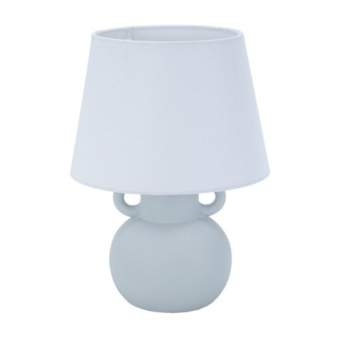 Lampa stołowa Versa Szary Płótno Ceramika 20 x 28 cm