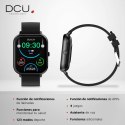 Smartwatch DCU CURVED GLASS PRO 1,83" Czarny