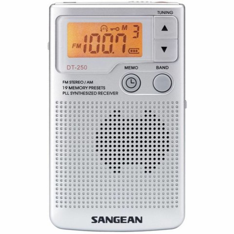 Radio Sangean DT250S Srebrzysty