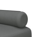 VidaXL Sofa rozkładana L, ciemnoszara, 260x140x70 cm, tkanina