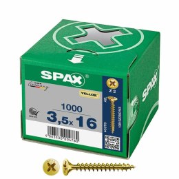 Pudełko śrubek SPAX Yellox Z2 Płaska głowa 3,5 x 16 mm 1000 Unidades