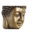 Doniczka DKD Home Decor Włókno szklane Złoty Budda Orientalny (25 x 25 x 36 cm)