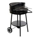 Grill Węglowy na Kólkach DKD Home Decor Czarny Metal Plastikowy 59 x 49,5 x 82 cm