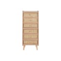 Komoda Home ESPRIT Naturalny Rattan Drewno paulowni 40 x 30 x 104 cm