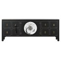 MebleTV DKD Home Decor Czarny Orientalny Biały Złoty Biały/Czarny Metal Jodła Drewno MDF 130 x 26 x 51 cm