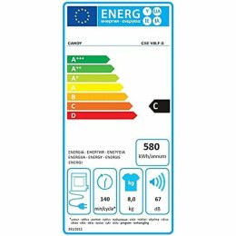 Suszarka kondensacyjna Candy CSE V8LF-S Biały 8 kg