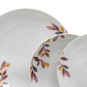 Naczynia 18 Części Kartki Porcelana 1 cm