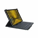 Klawiatura Bluetooth z podstawką do tabletu Logitech 920-008336 Czarny Qwerty Hiszpańska QWERTY