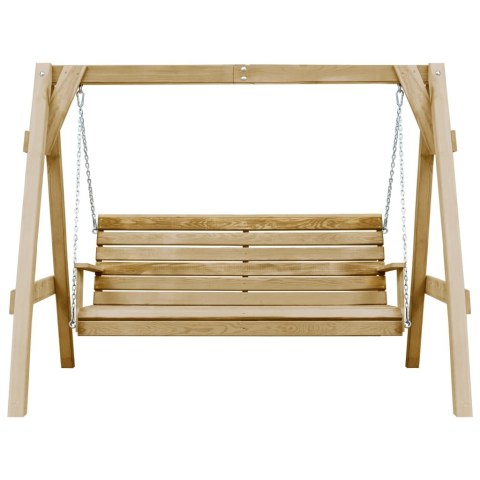 Huśtawka ogrodowa, impregnowane drewno sosnowe, 205x150x157 cm Huśtawka ogrodowa, impregnowane drewno sosnowe, 205x150x157 cm