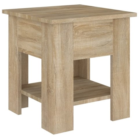 Stolik kawowy, dąb sonoma, 40x40x42 cm, materiał drewnopochodny Stolik kawowy, dąb sonoma, 40x40x42 cm, materiał drewnopochodny