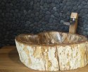 Umywalka z kamienia naturalnego SINK FOSSIL - mała