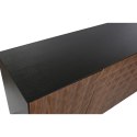 Kredens Home ESPRIT Brązowy Czarny Drewno MDF 188,4 X 42,1 X 80,6 cm