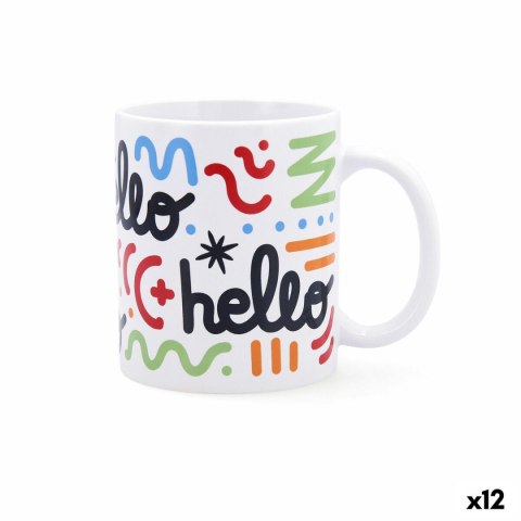 Šálka Quid Hello Komiksy Wielokolorowy Ceramika 330 ml (12 Sztuk)