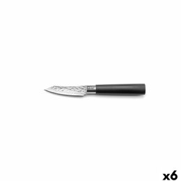 Nóż Obierak Richardson Sheffield Katana Czarny Metal Bakelit 8 cm (6 Sztuk)