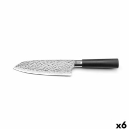 Nóż Santoku Richardson Sheffield Katana Czarny Metal Bakelit 17,5 cm (6 Sztuk)