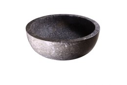 Umywalka z kamienia naturalnego Gemma 501 polerowany marmur Ø45 cm Grey.